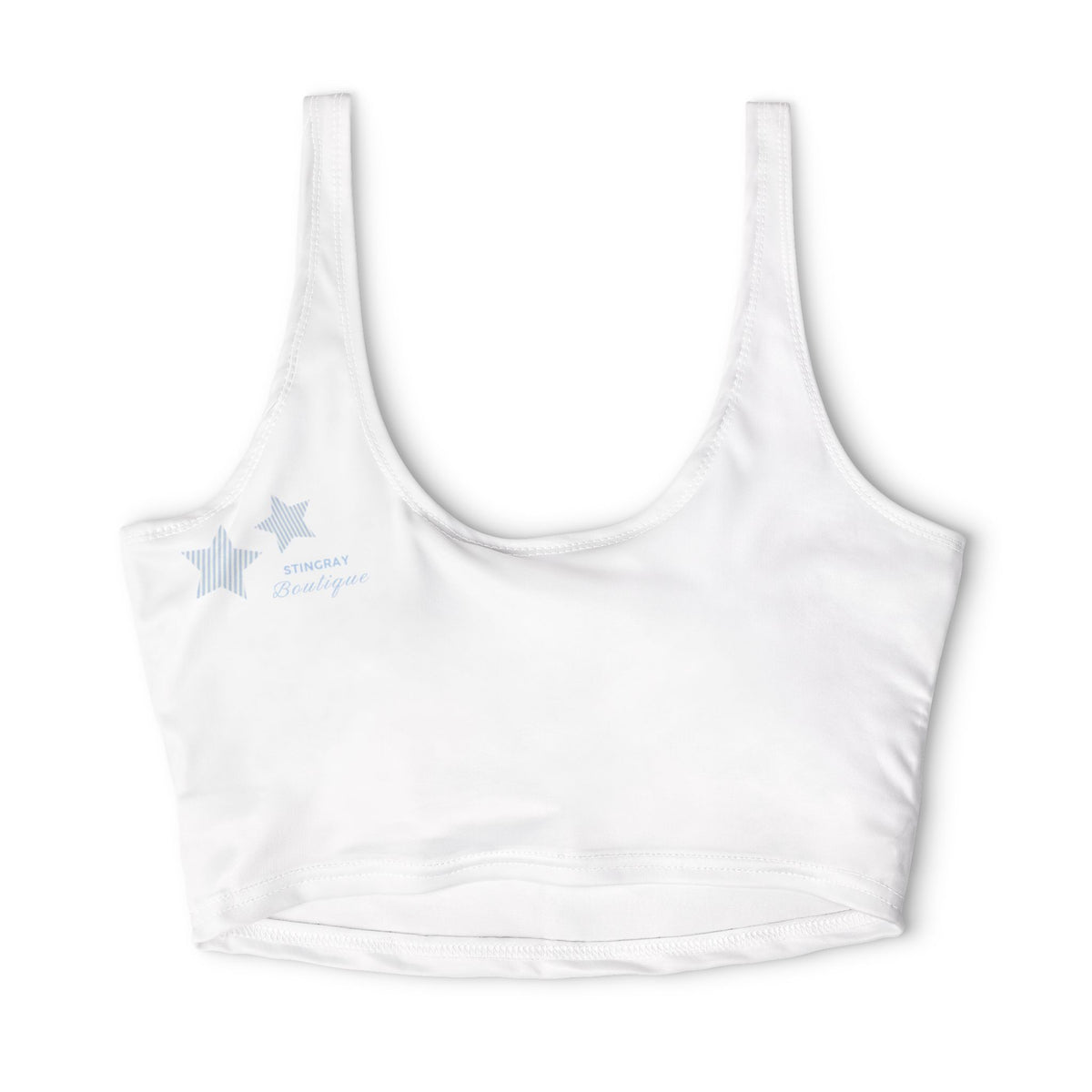 White Sports Bra