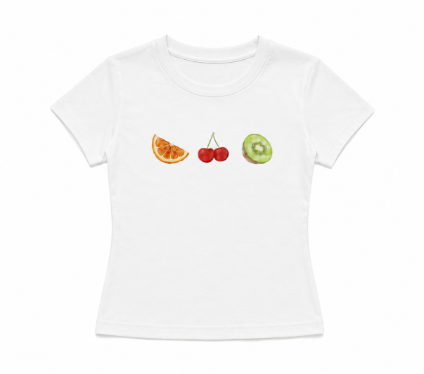 Trio Fruit Baby Tee