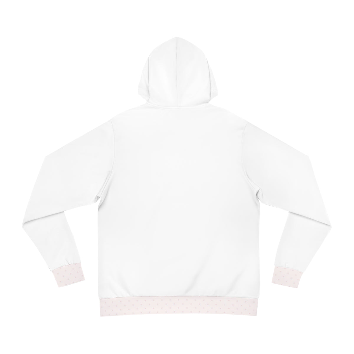 Pink Polka Dot Cuff Hoodie